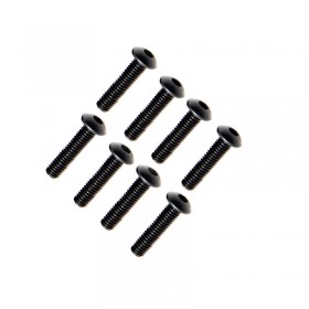 FTX Button Head Hex Screw M4 X 16mm (8pc)